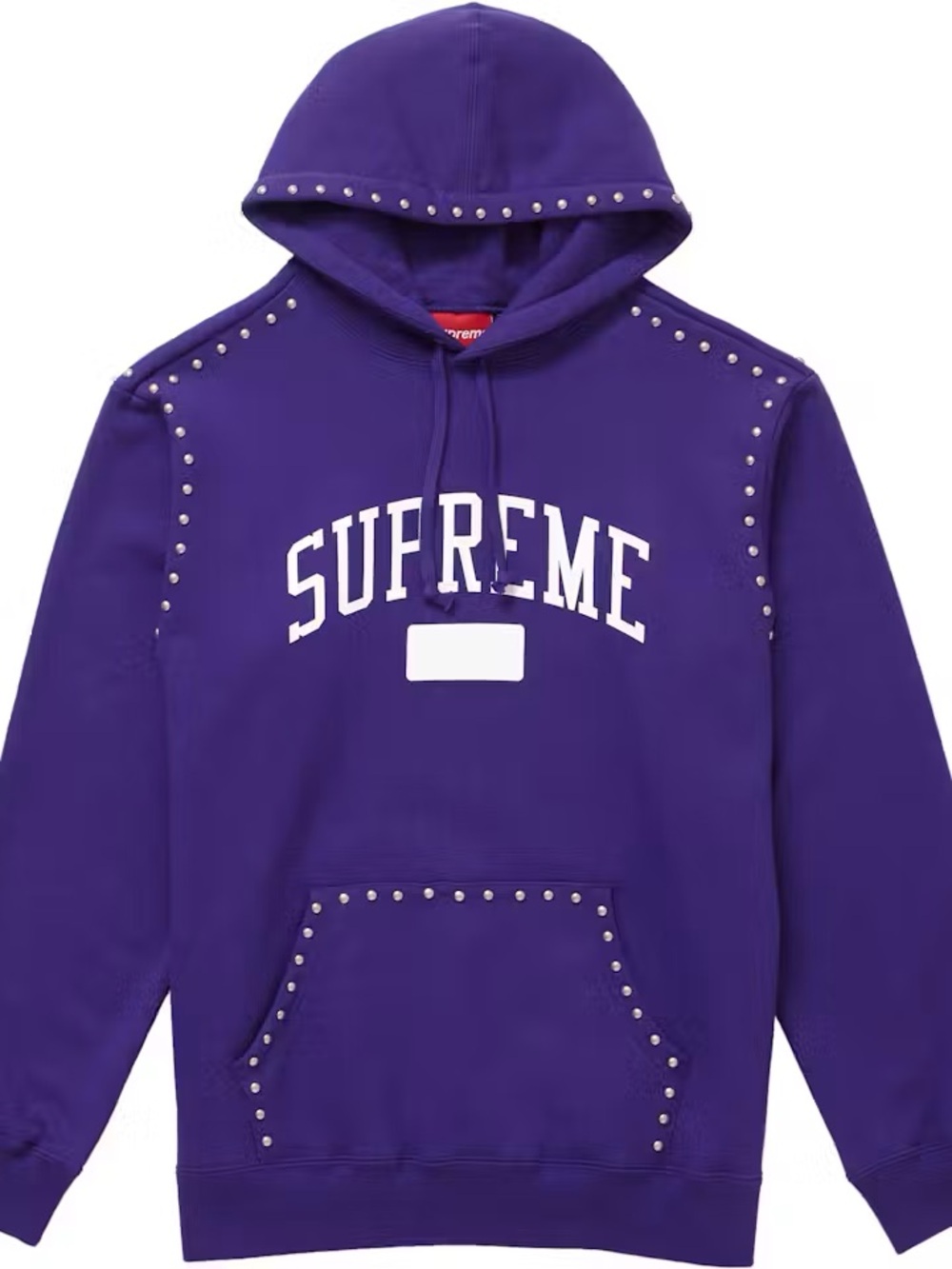 Supreme Studded Hooded Sweatshirt (FW18)
Purple